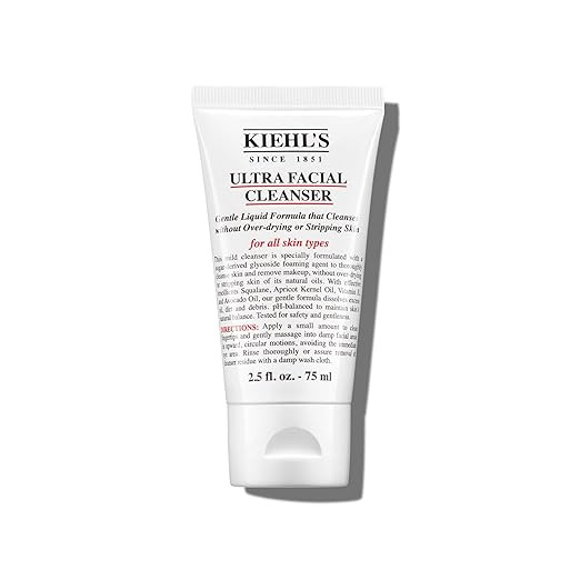 Kiehl's Ultra Facial Cleanser, Lightweight Foamy Facial Cleanser, Enriched Formula that Replenish... | Amazon (US)