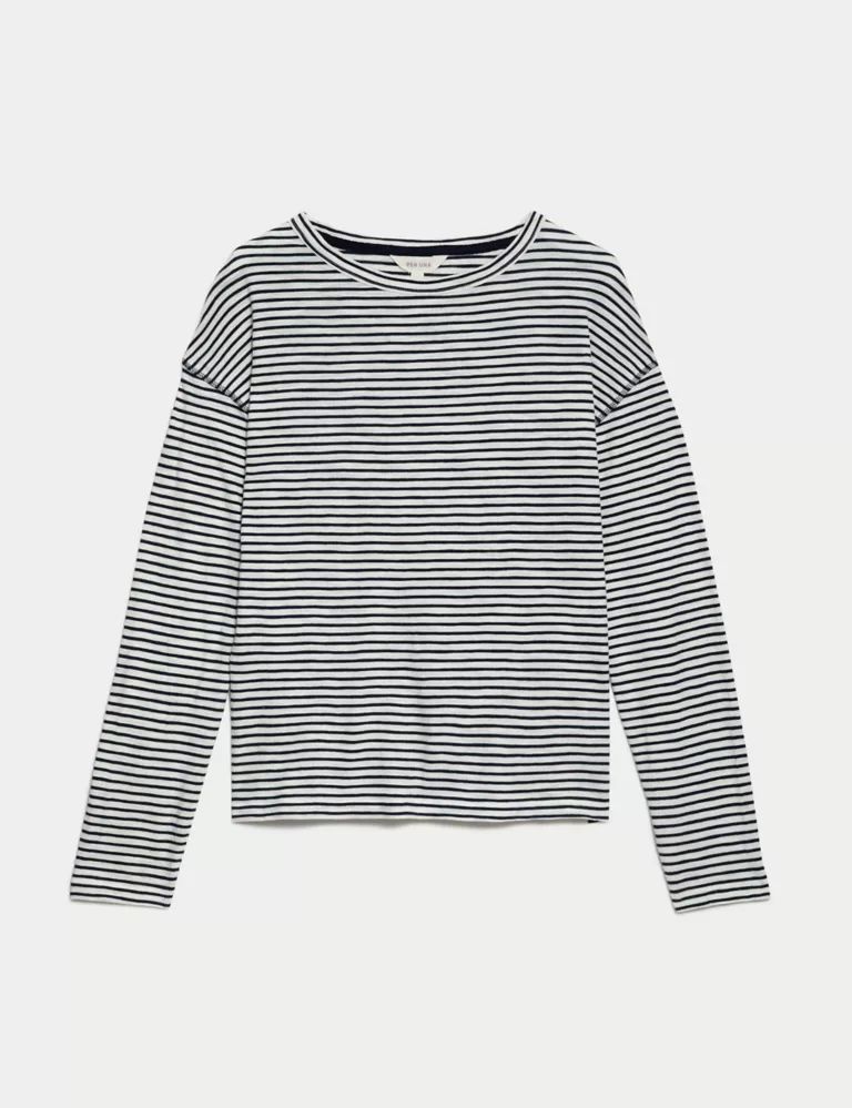 Pure Cotton Striped T-Shirt | Marks & Spencer (UK)