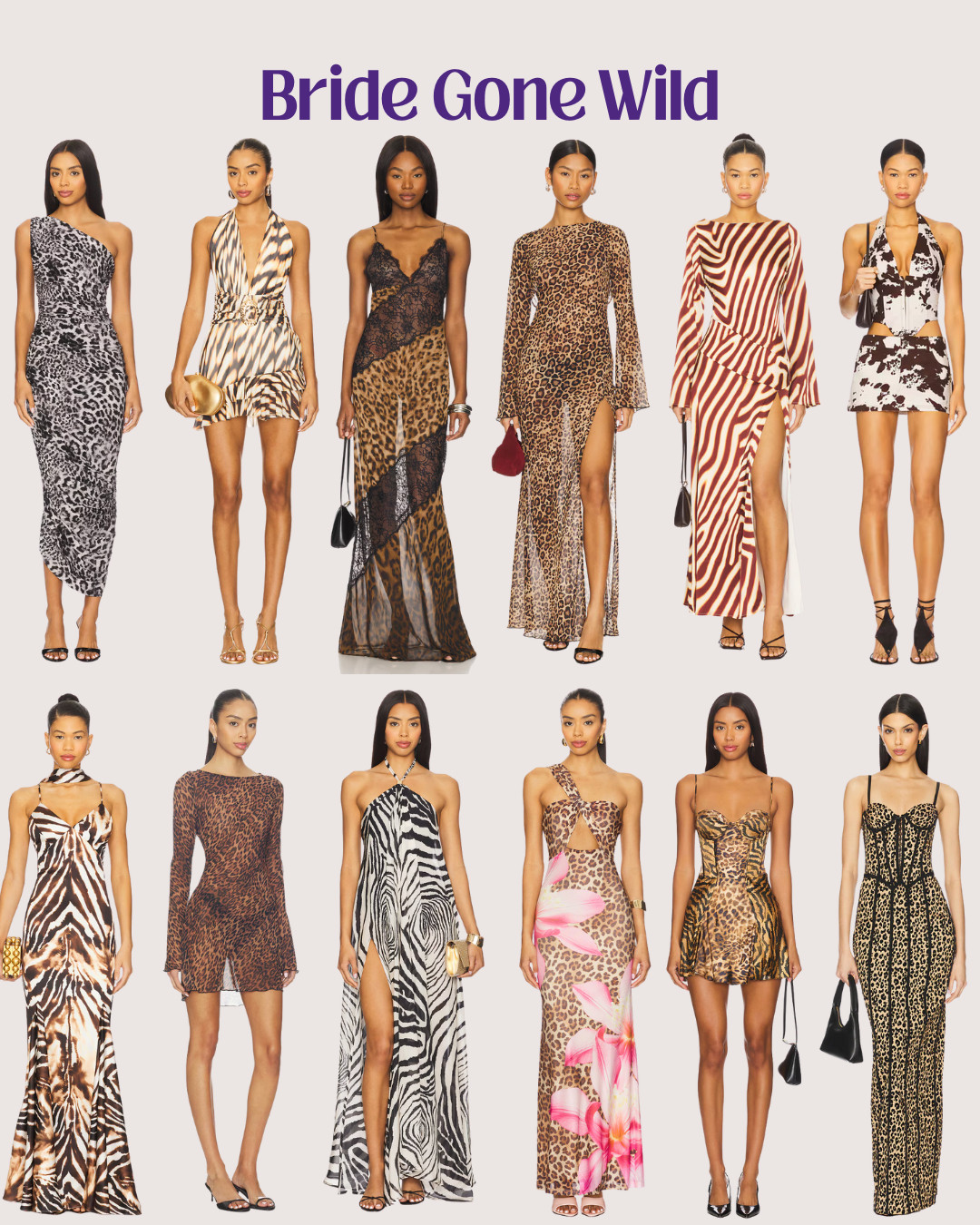 She’s trading veils for wild nights 🐆💍
These Bride Gone Wild bachelorette looks are made for the bride who’s bold, confident, and ready to party. Think animal prints, metallics, fringe, and fierce fits that bring big main character energy.

#BrideGoneWild #BacheloretteOutfits #LTKBride #WildBachWeekend #BachPartyLooks  

 #LTKcanada #LTKwedding #LTKpartywear