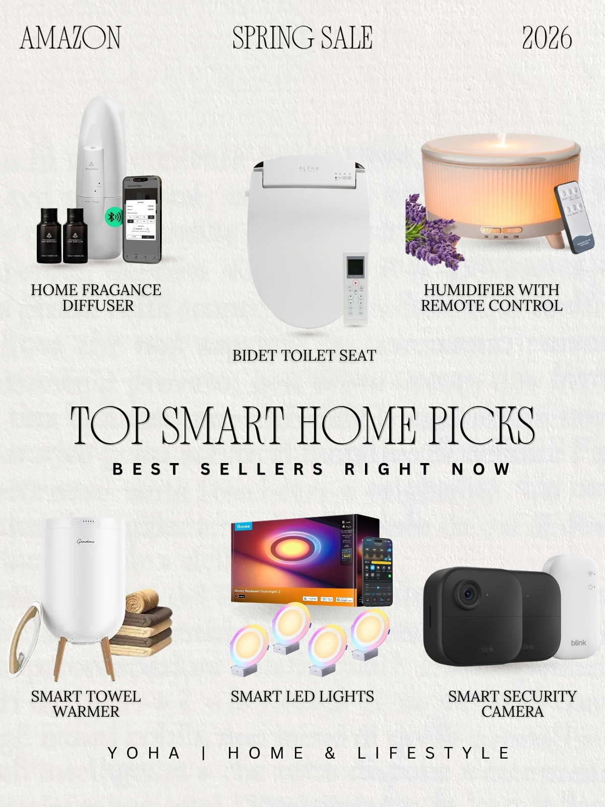 Top-rated Amazon smart home essentials including LED lights, humidifiers, security cameras, and more. Best-selling finds to upgrade your home with comfort, convenience, and modern technology. Everything linked below for you!🫶 

 #LTKHome #LTKSaleAlert