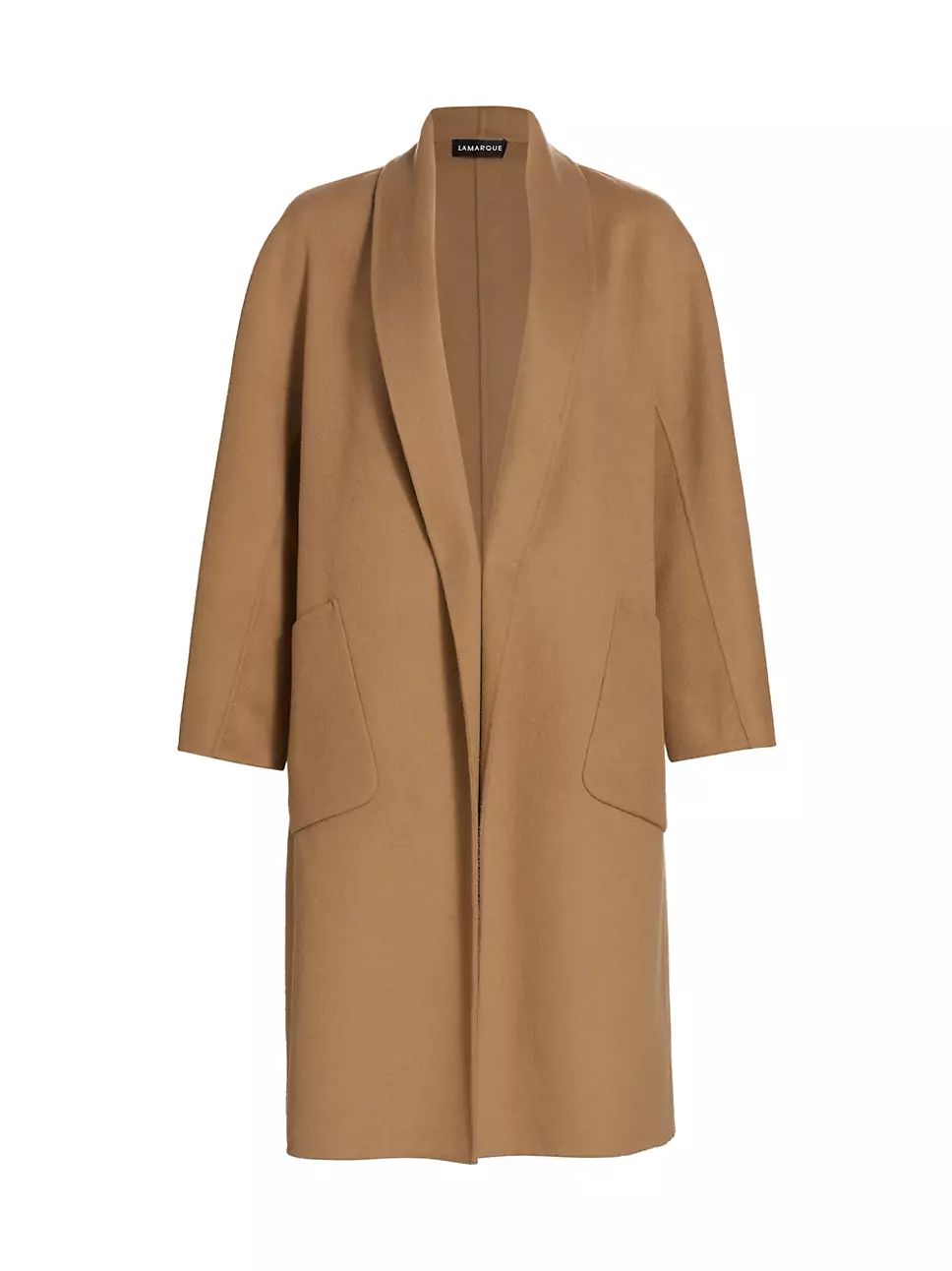 Thara Open-Front Wool-Blend Coat | Saks Fifth Avenue