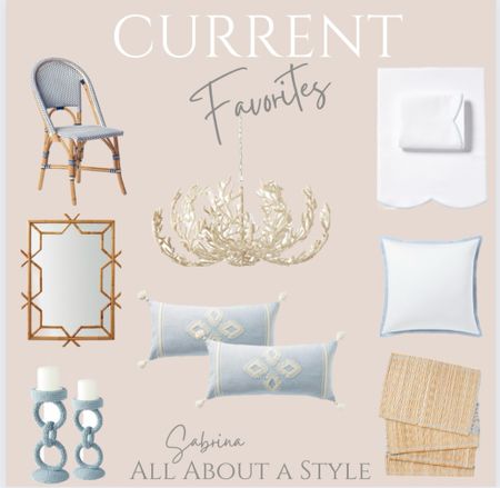 A few of my favorites. #homedecor #home #pillows #bedsheets #chandelier #mirror #csndkeholders #chairs