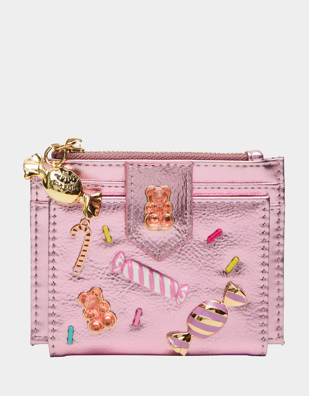 CANDY BIFOLD WALLET PINK | Holiday Wallets | Betsey Johnson