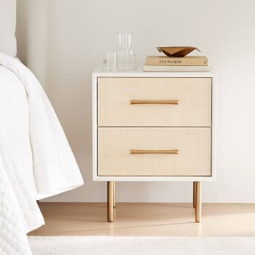 Margot Raffia Nightstand (20.5&quot;) | West Elm (US)