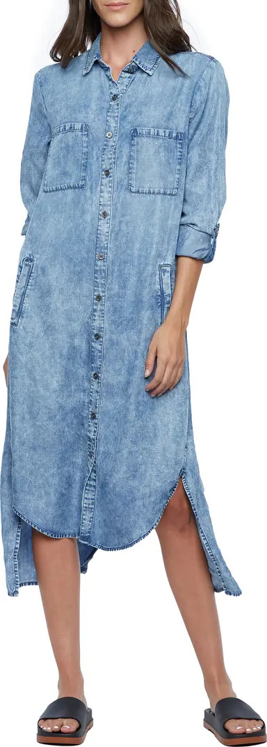Wash Lab Denim Chill Out Shirtdress | Nordstrom | Nordstrom