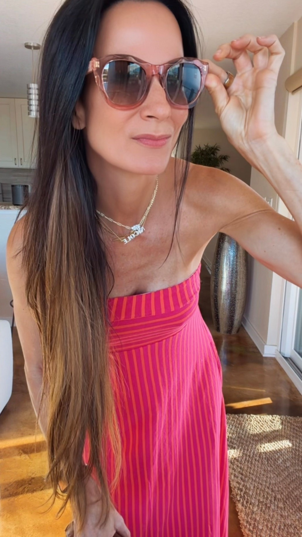 Serving stripes, sunshine, and a little “I might be headed somewhere fabulous” energy 💃☀️

This dress is that throw-on-and-go moment that somehow still looks like you tried (we love her for that). Lightweight, flowy, and giving vacay vibes whether you’re actually boarding a plane or just grabbing lunch by the water.

Paired it with the cutest sunnies + these fun little sandals and suddenly I’m unavailable for anything that doesn’t involve a cocktail 🍹😏

Easy. Chic. Slightly dangerous. Just how we like it.

Nicole Colee, free people 



#LTKootd #LTKgrwm #LTKdayinmylife