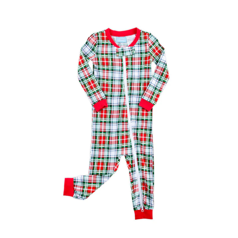 Sinclair Plaid Zip Sleeper | Classic Whimsy