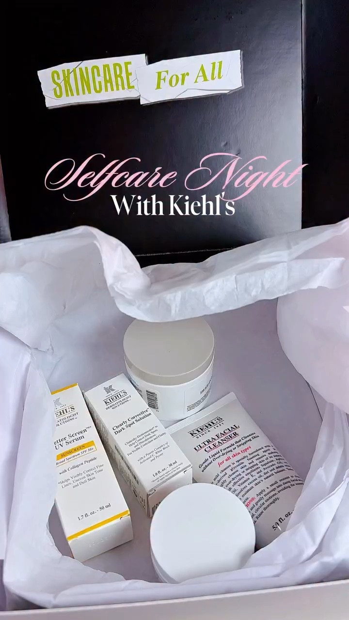 A soft reset night… exactly what I needed. 🤎

What’s your go to night routine?

Product details:

@kiehls 

Ultra Facial Cleanser
Rare Earth Deep Pore Cleansing Masque
Clearly Corrective Dark Spot Solution
Ultra Facial Cream
Better Screen UV Serum SPF 50

gifted by Kiehl’s 

#SelfCare #selfcareroutine #kiehls #skincareroutine #nightroutine 

night skincare routine • facial skincare routine • glowing skin routine • glass skincare routine • skintok • girl therapy • nighttime routine • kiehls facial care • over 40 skincare routine • black women self care • evening time routine