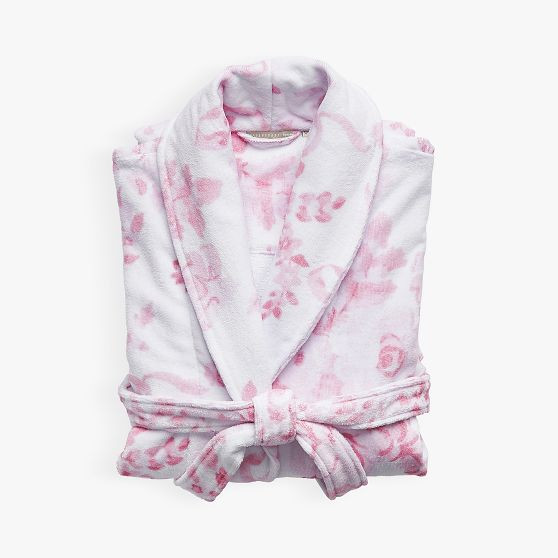 LoveShackFancy Damask Terry Robe | Pottery Barn Teen