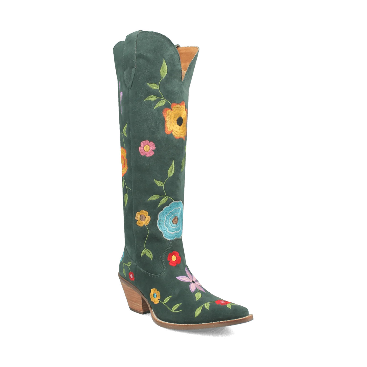 FLOWER POWER SUEDE BOOT | Dingo1969