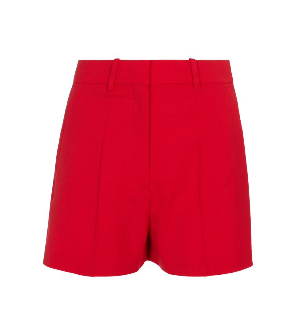 High-Rise Shorts mit Wollanteil | Mytheresa (DACH)