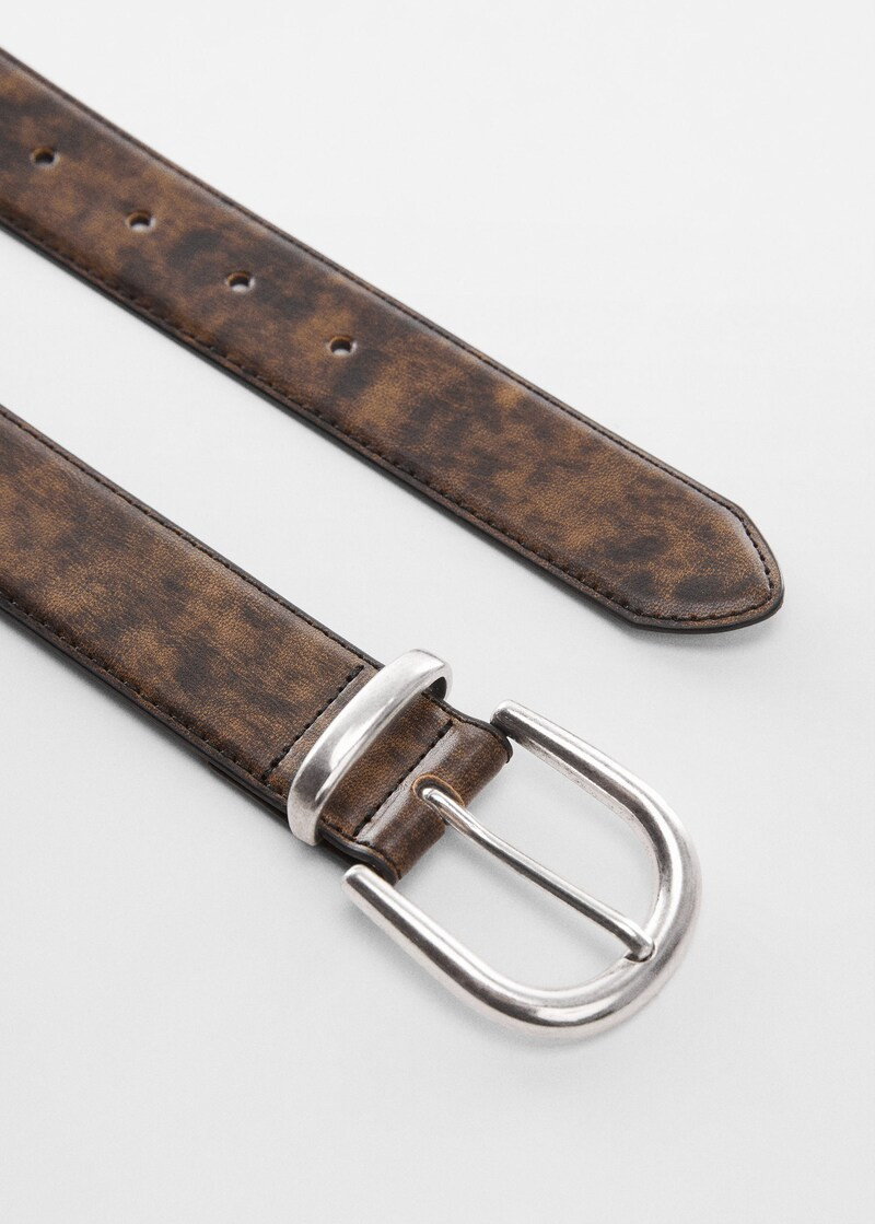 Faux-leather belt | MANGO (US)
