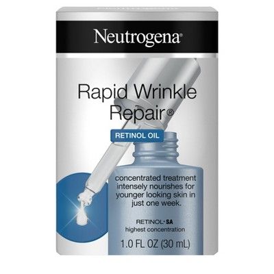 Neutrogena Rapid Wrinkle Repair Anti Wrinkle Retinol Oil - 1.0 fl oz | Target