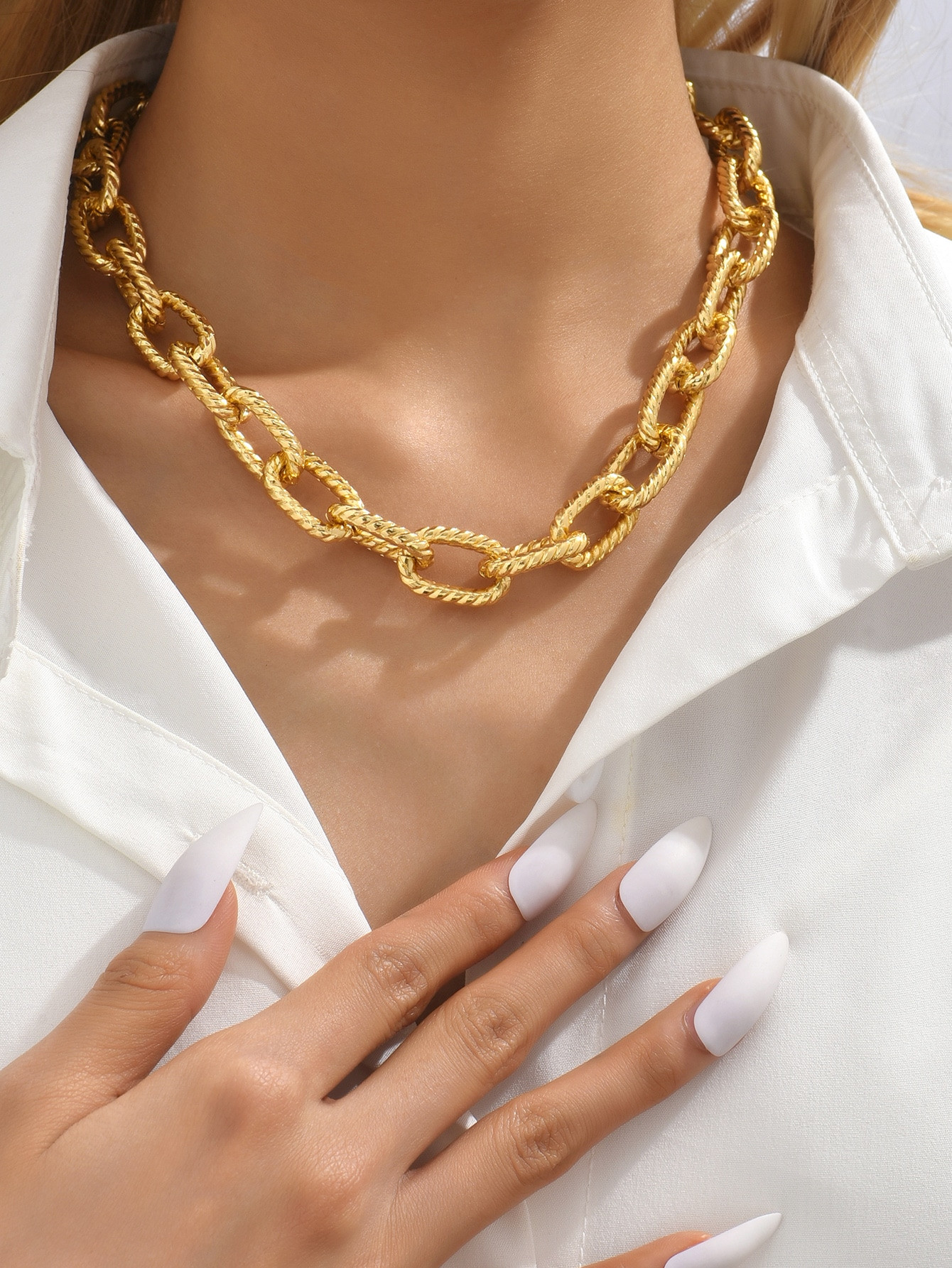 NAIZHU Minimalist Chain Necklace | SHEIN