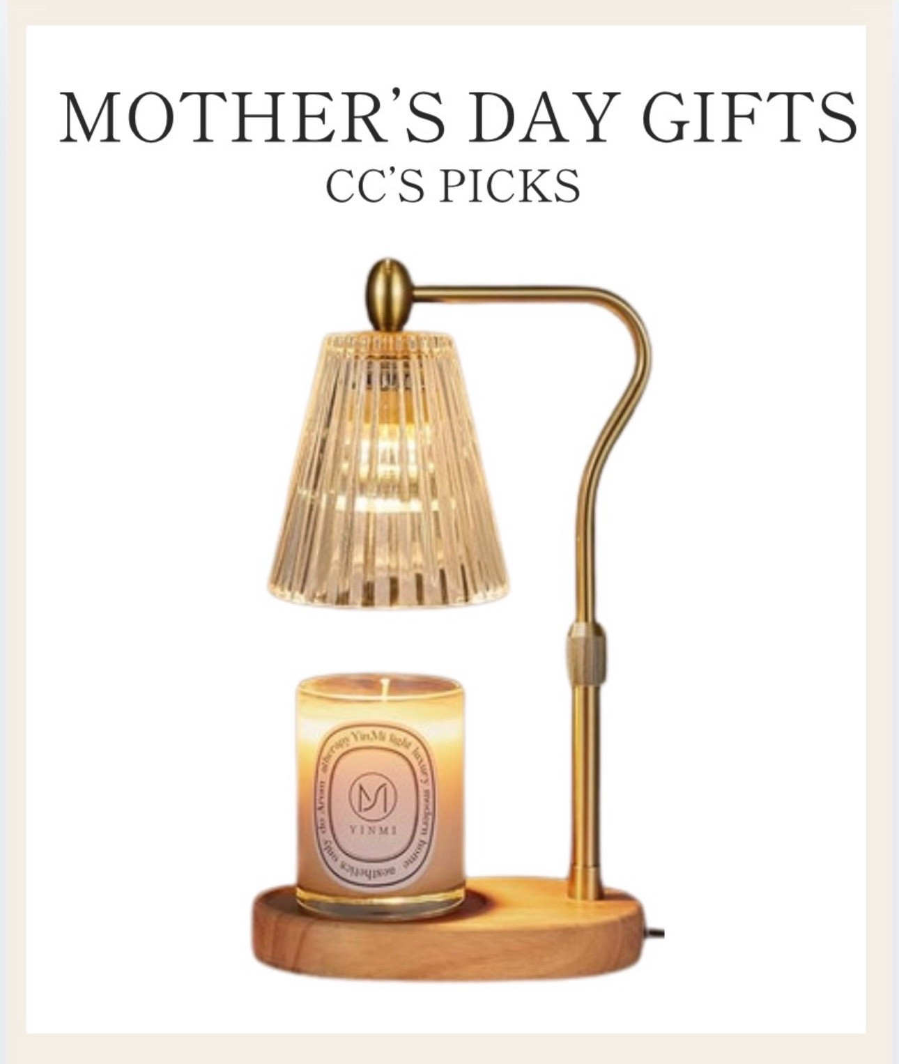 This candle warmer is the perfect gift for any mom! 