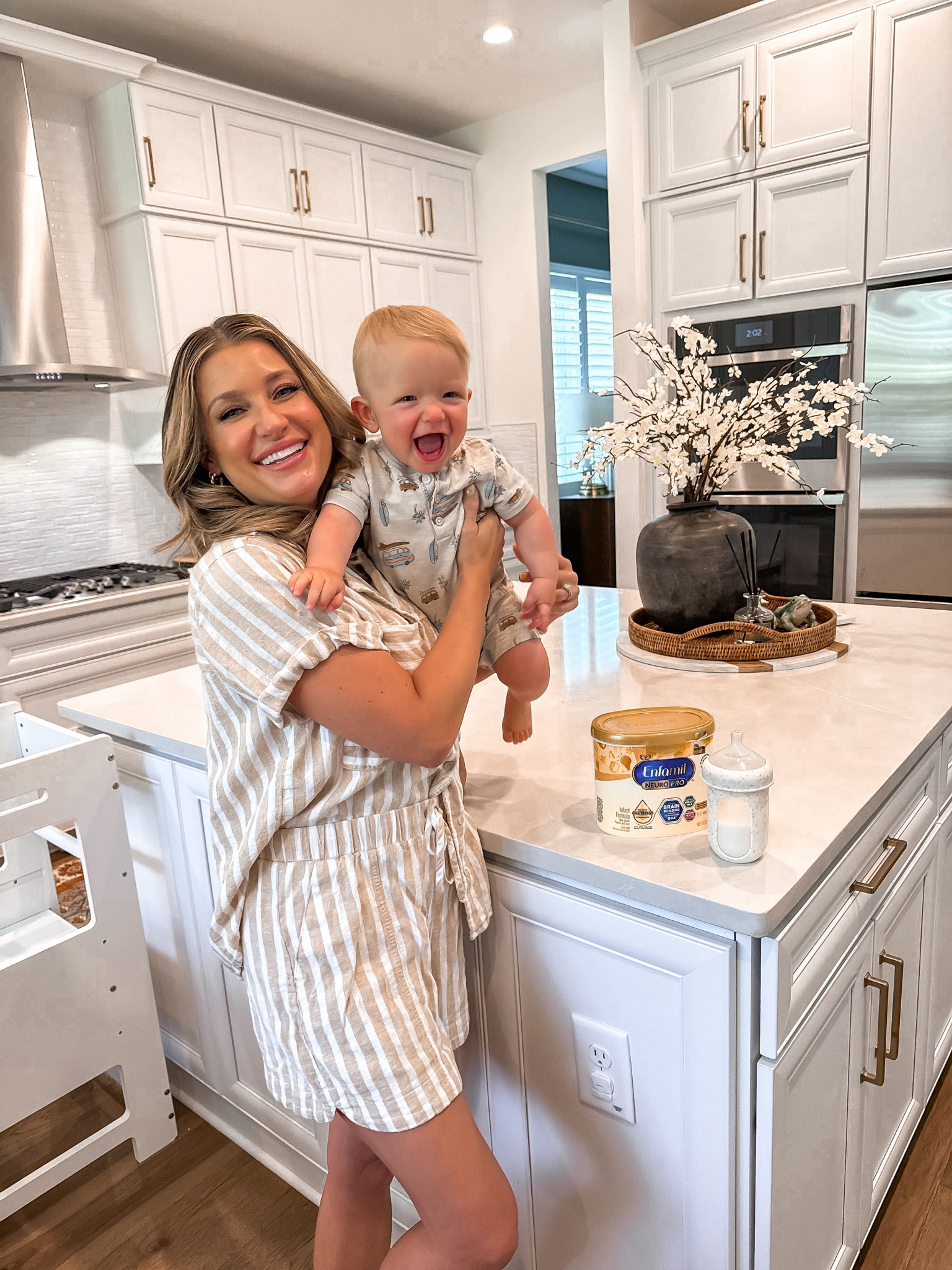 Caption: 
#ad A happy, healthy baby is all I could have ever asked for🤍 We’ve been combo feeding Luke for several months now and @enfamil NeuroPro is still our most trusted formula with both of our children. The nutrition is inspired by breast milk and it has an exclusive immune support blend and brain-building DHA! I’ve linked it up in my LTK shop!  @Target #Target #TargetPartner @enfamil #enfamil 




#LTKFindsUnder50 #LTKFamily #LTKBaby
