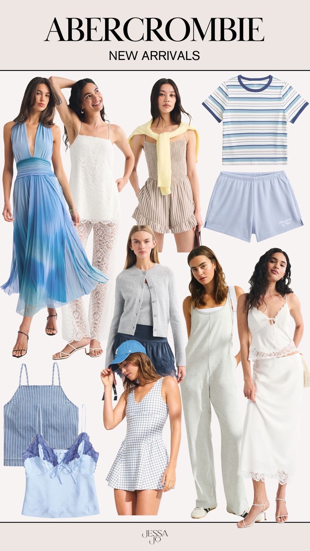 Abercrombie new arrivals. Abercrombie spring matching set. Abercrombie lace set. Abercrombie spring style. Abercrombie lounge shorts. Abercrombie date night top. Abercrombie spring wedding guest dress  

#LTKSeasonal #LTKdayinmylife #LTKootd