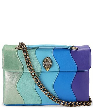 Kurt Geiger London Kensington Wave Shoulder Bag - Blue Multi | Dillard's