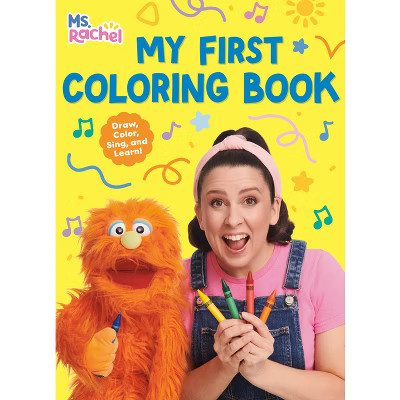 My First Coloring Book - by Ms. Rachel (Paperback) | Target