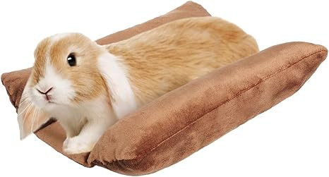 MEWTOGO 15.7" x 14" Bunny Bed for Rabbit Cage - Thickened Soft Prevent Sore Hocks Plush Mat with ... | Amazon (CA)
