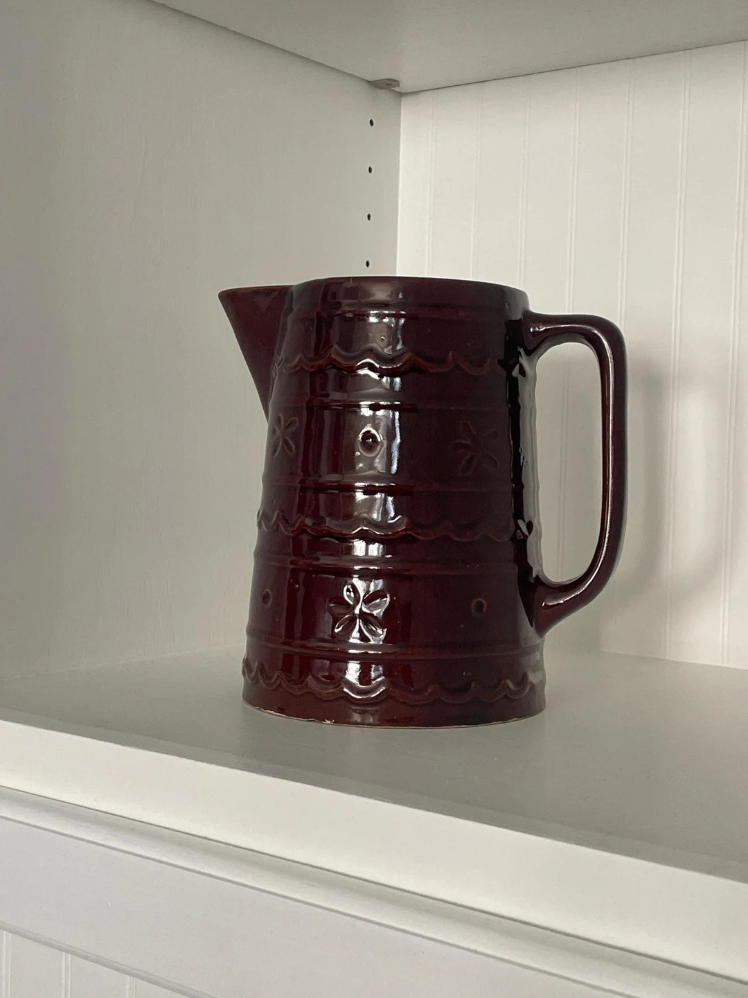 Vintage Pitcher 8 Inches Tall ~ Marcrest Stoneware ~ Oven Proof ~ USA | Etsy (US)