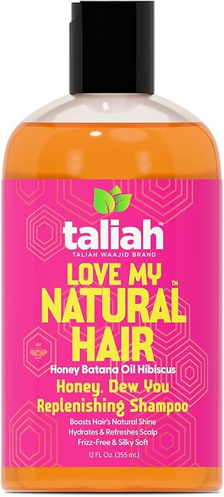 Taliah Waajid Love My Natural Hair Honey, Dew You Replenishing Shampoo 12oz – Sulfate-Free Hydr... | Amazon (US)