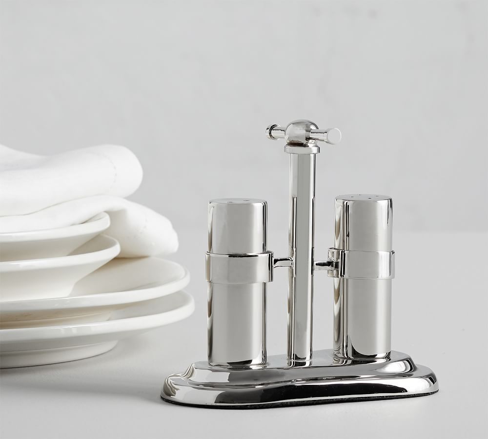 Harrison Stainless Steel Salt & Pepper Shakers | Pottery Barn (US)