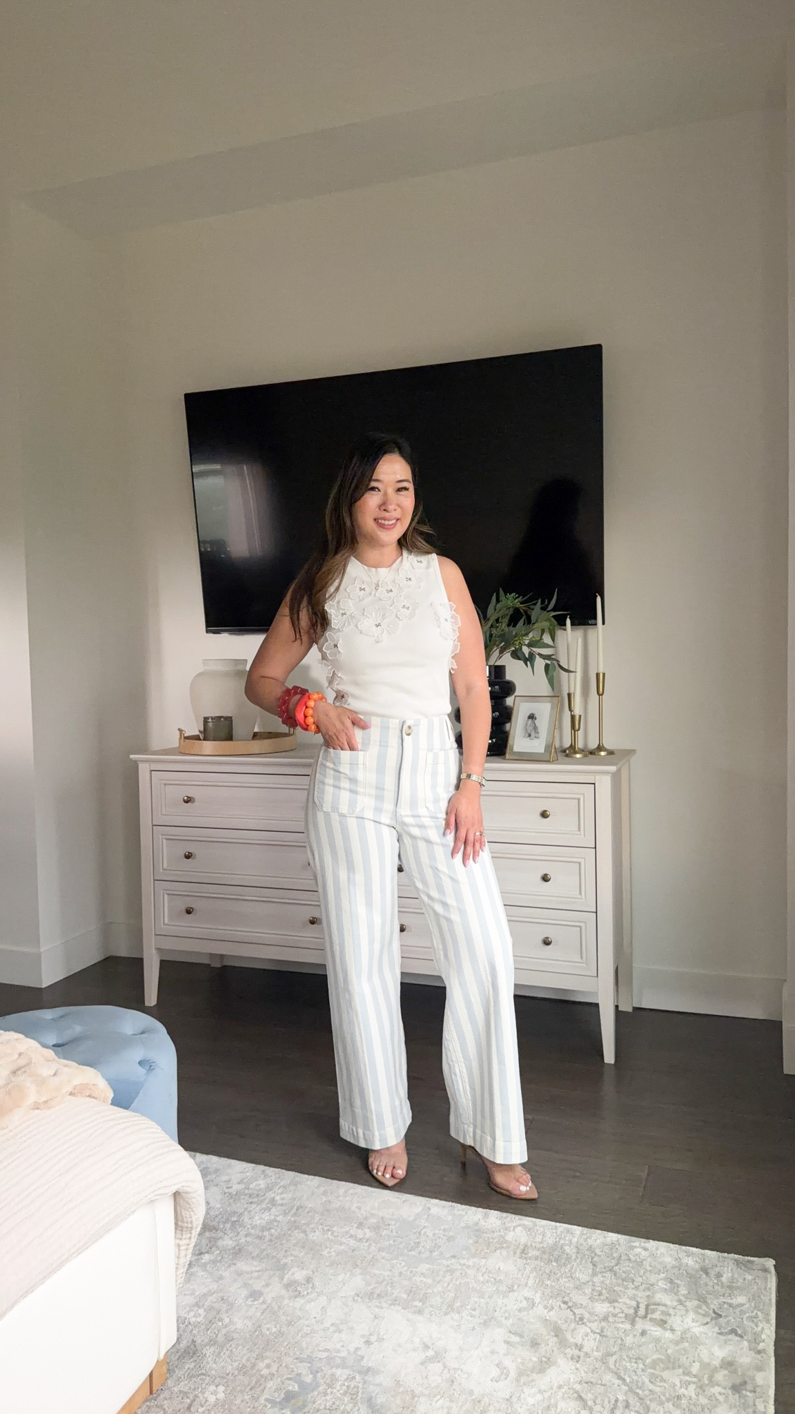 Anthropologie Sale!
Use code SANDY20 for 20% off $100+!

Floral Tank: Small
Striped Pants: 29S

#LTKootd #LTKSeasonal #LTKSaleAlert