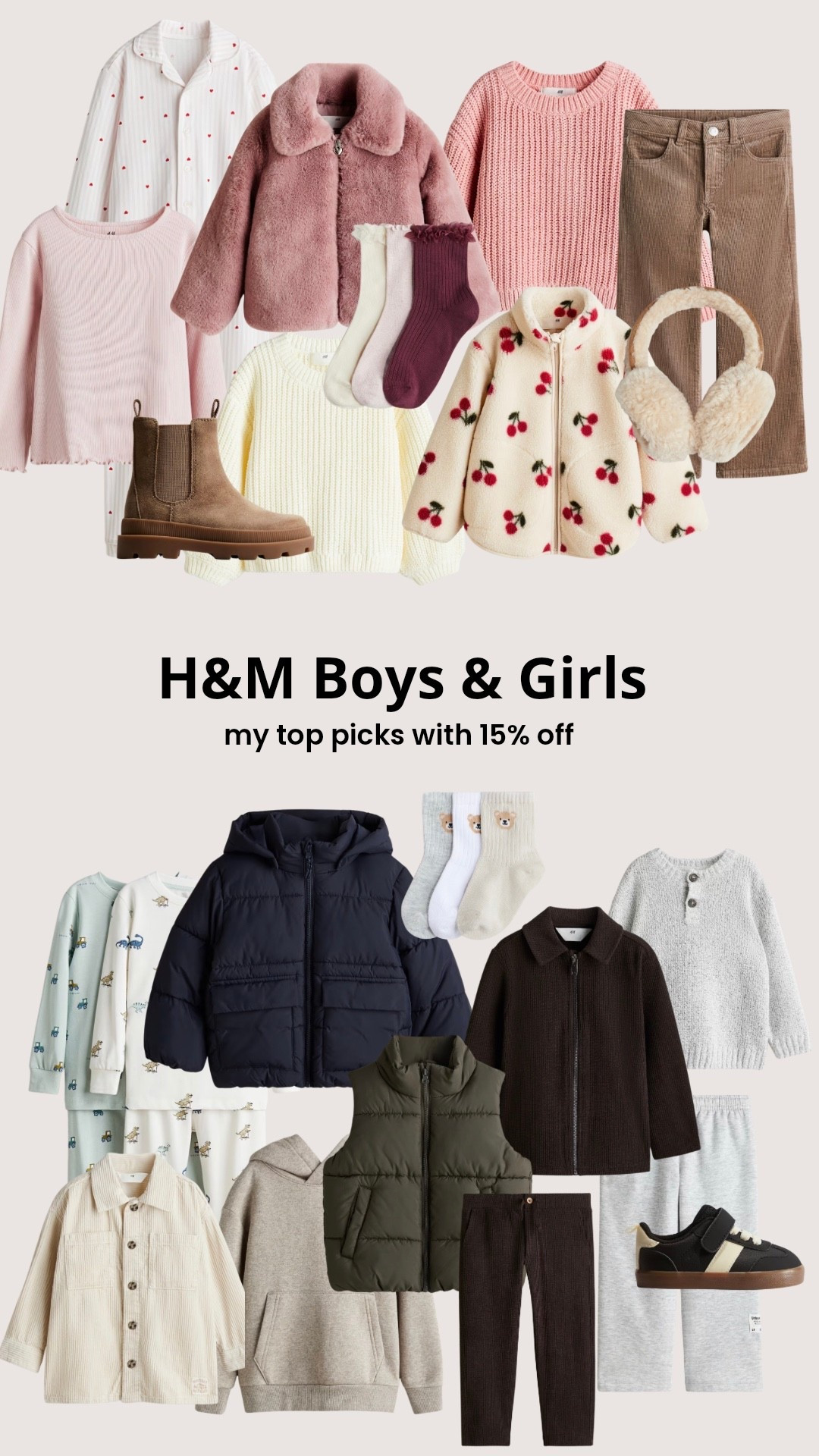 Girls & boys top picks from h&m with 15% off! 🤍

#LTKuk #LTKFashionMonth #LTKautumn