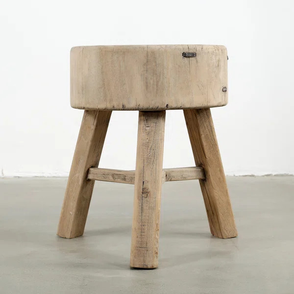 Corrigan Studio® Live Edge Three Legs Round Table Approx.12-16“D 20"H | Wayfair Professional