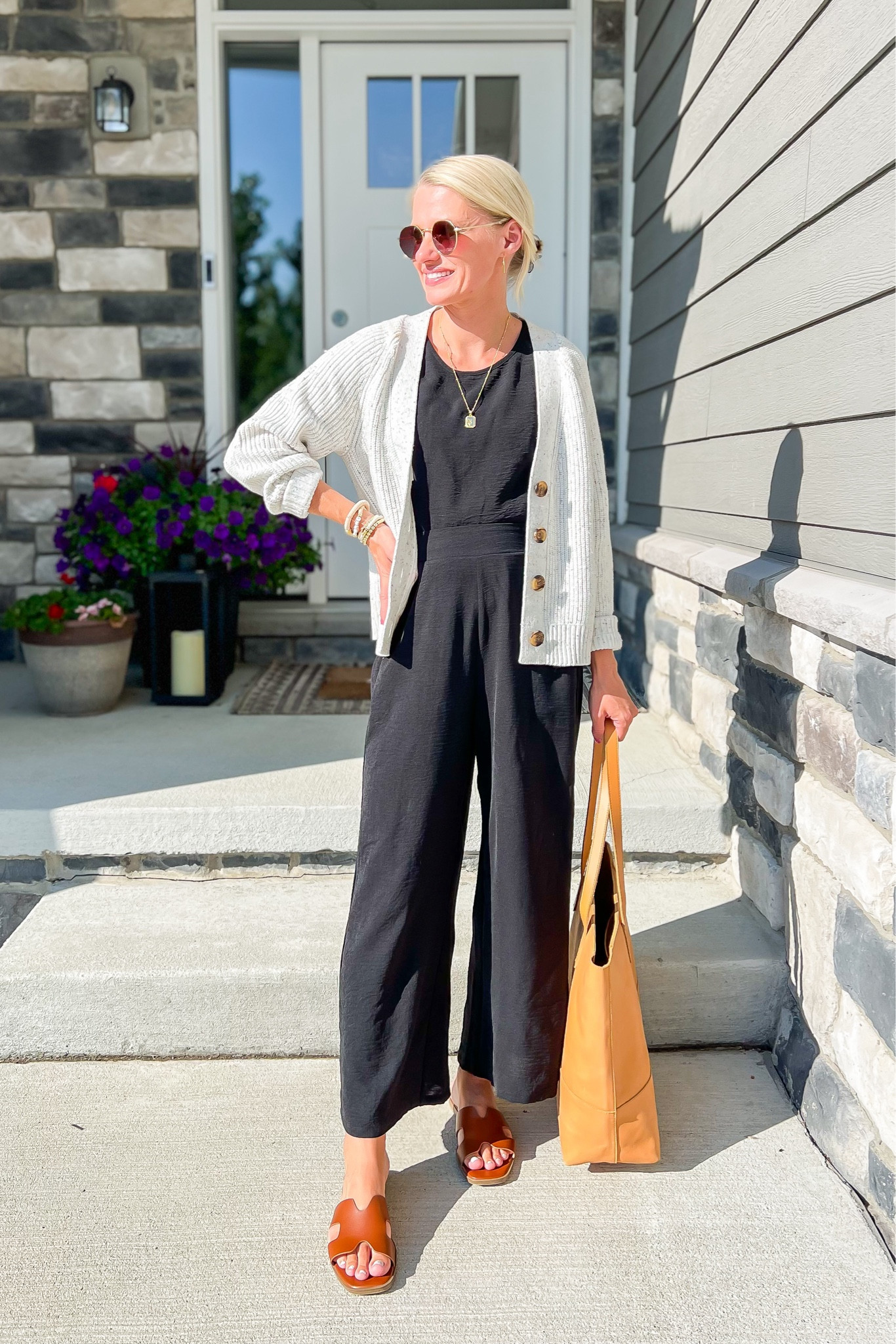 What I wore this week! This Amazon set is so comfy and perfect to wear if you have a work from home job or home with kids! Set- small || cardigan- xs

#LTKStyleTip #LTKOver40 #LTKSeasonal