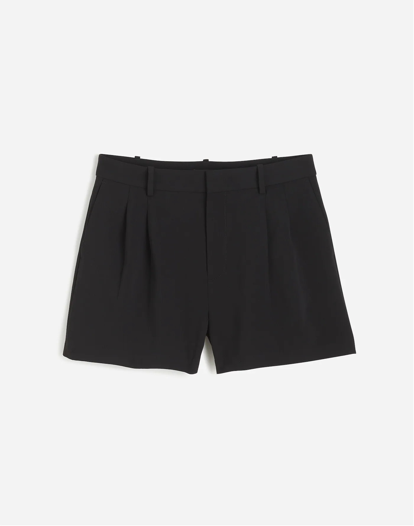 Easy Pleated Trouser Shorts in Crepe | Madewell | Madewell