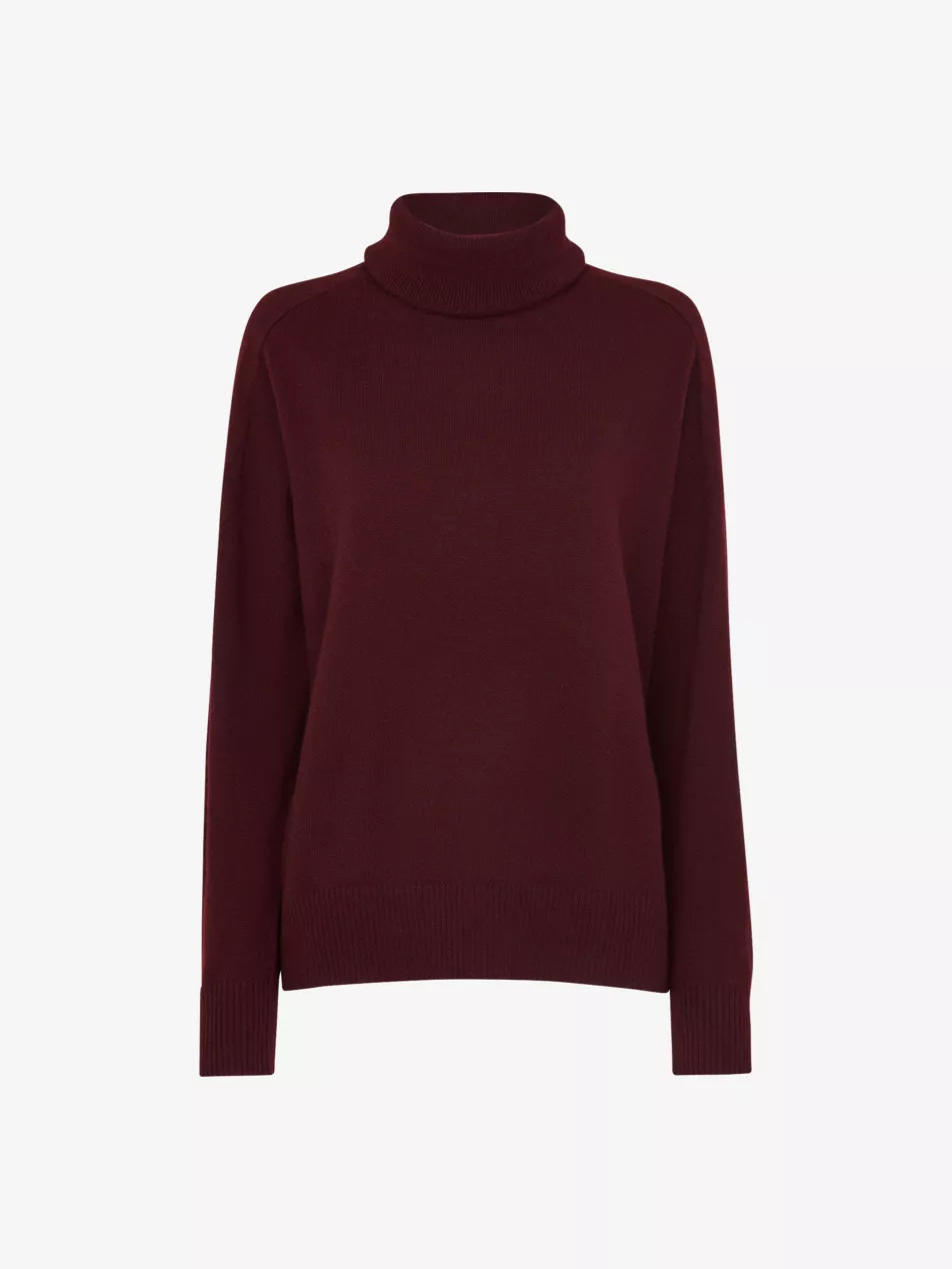 Roll-neck cashmere knitted jumper | Selfridges