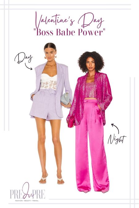 Love to dress up for a holiday? Get ready for Valentine’s Day with this cute outfit idea. Get more ideas at www.PreduPre.com

Valentine’s Day, Vday outfit, date outfit, date night, casual look, date look, suit set, set, coordinates, matching set, pink look

#LTKSeasonal #LTKstyletip #LTKFind