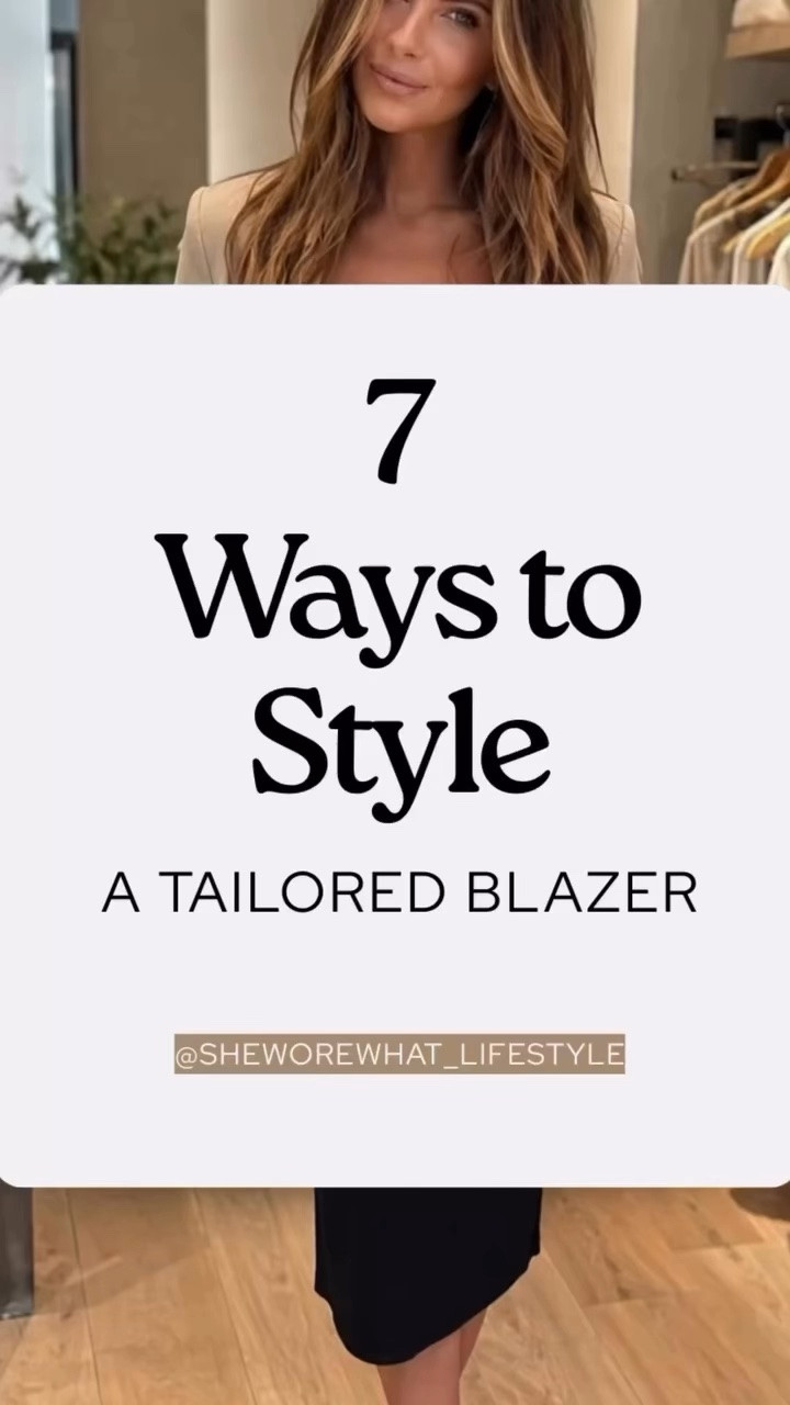 My top pick, a tailored blazer. 

A well-fitting blazer-especially in black, camel, cream, or navy can make jeans, dresses, shorts, and even a basic T-shirt look more polished. 

True to size

#LTKdayinmylife #LTKOver40
