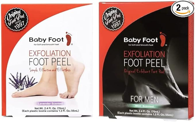 Baby Foot Original Foot Peel Mask with Men's Foot Peel - Repair Rough, Dry Cracked Feet and remov... | Amazon (US)