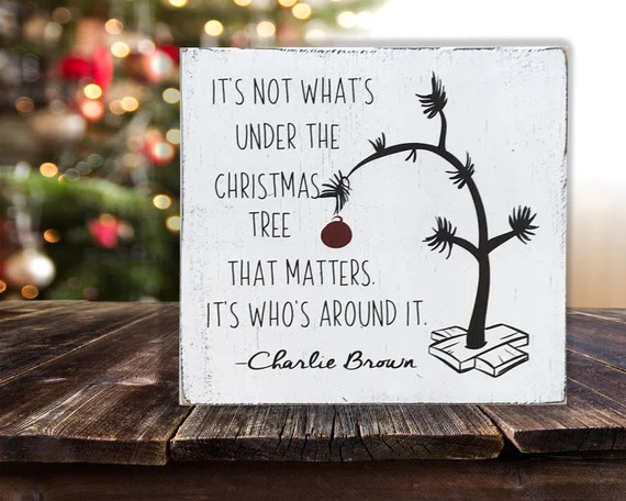 It's Not What's Under the Christmas Tree That Matters - Etsy | Etsy (US)