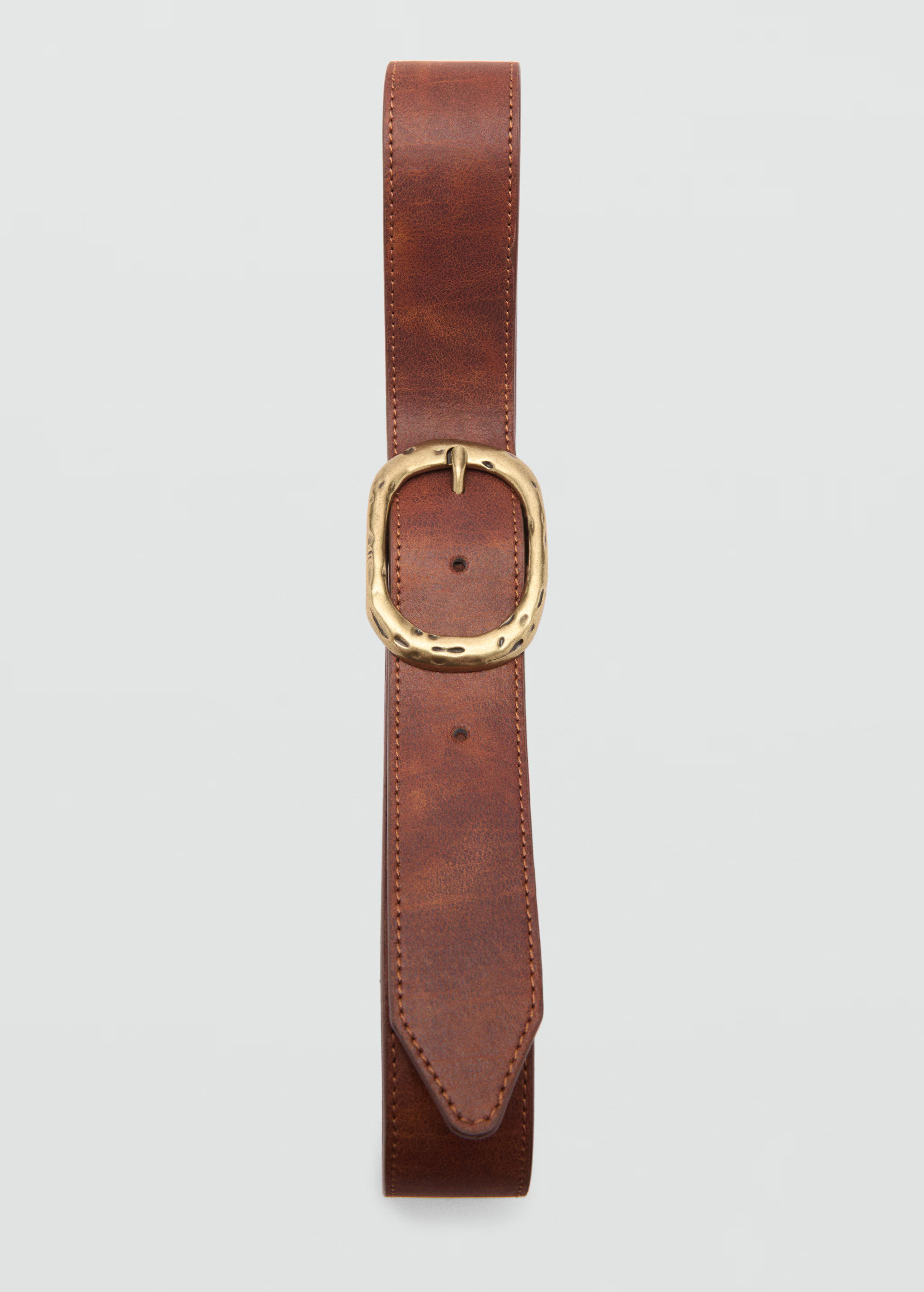Textured belt with buckle | MANGO (US)