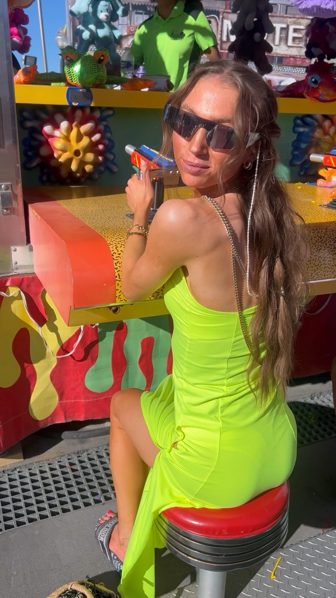 Y2K Style Shades 
Amazon sunglasses 
Neon dresses 
CD Slides 


#LTKunder100 #LTKsalealert #LTKunder50