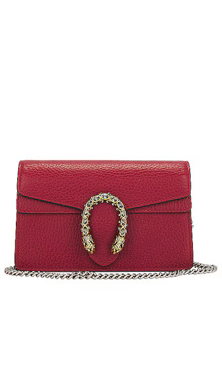 Gucci Dionysus Leather Shoulder Bag in Red | Revolve Clothing (Global)