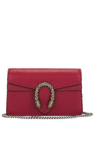 Gucci Dionysus Leather Shoulder Bag in Red | Revolve Clothing (Global)