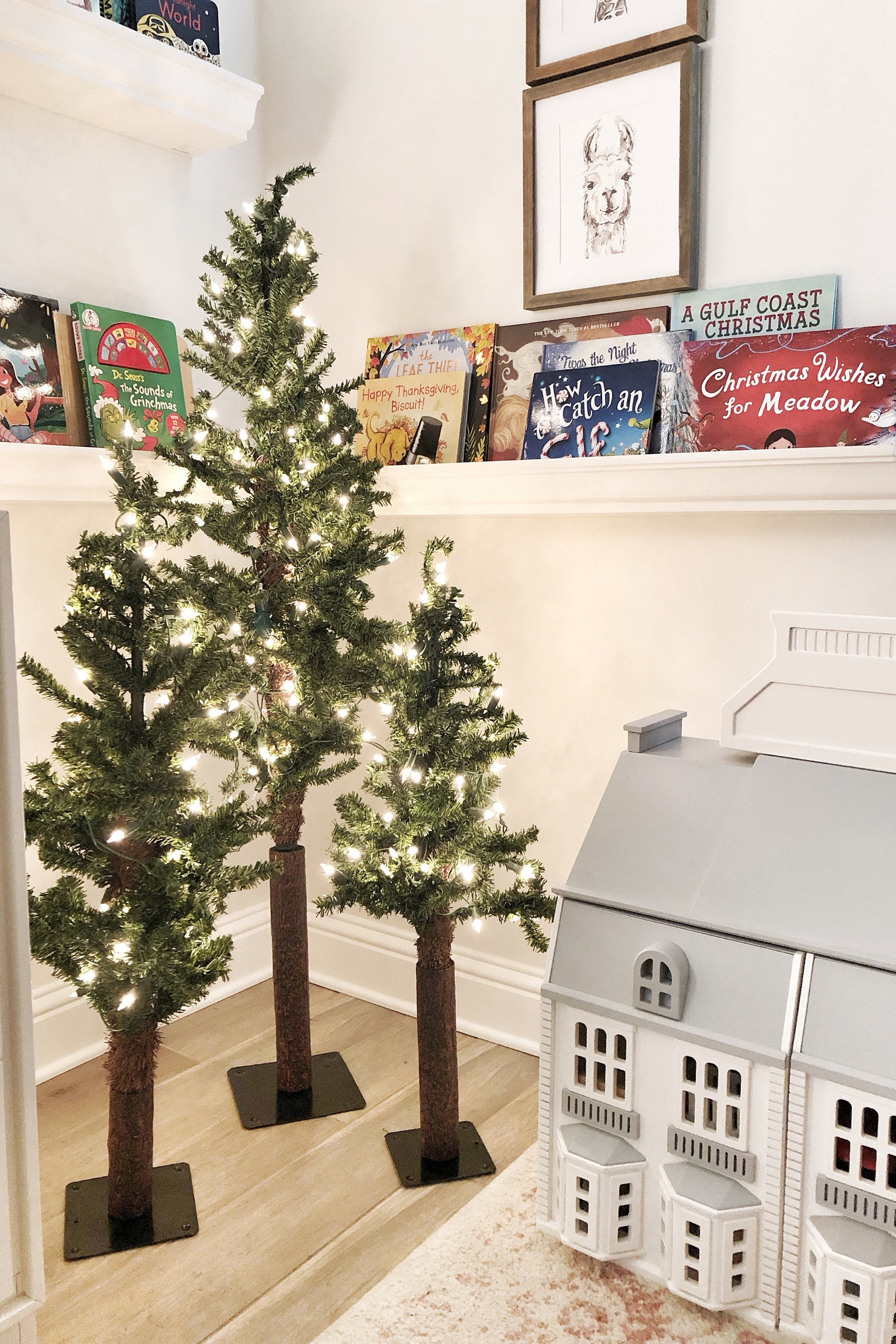 This set of 3 trees are so good!!! Love it in my daughters book corner and they were so easy to put together! 🌲 🌲 🌲 we will throw some fun ornaments on them later but I love how it looks! Sale

#LTKHoliday #LTKhome #LTKHolidaySale