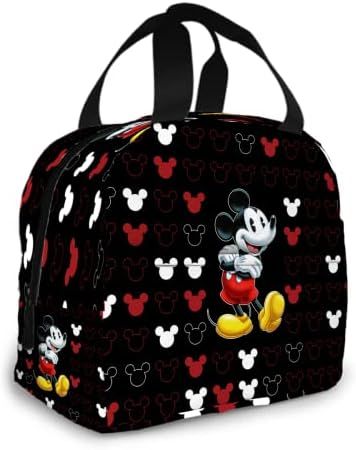 Cute Cartoon Portable Lunch Bag Reusable Lunch Tote Insulated Cooler Bag Lunch Box Handbag For Wo... | Amazon (US)