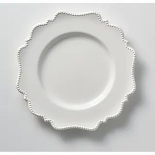 Red Vanilla Pinpoint White Dinner Plate 11" (Set of 6) | Bed Bath & Beyond