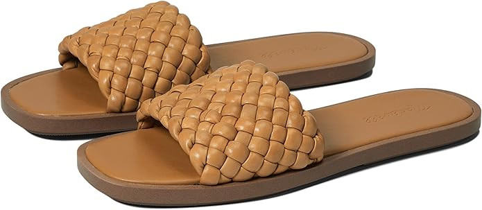 Amazon.com | Madewell Nora Puffy Woven Slide Toffee 7.5 M | Slides | Amazon (US)