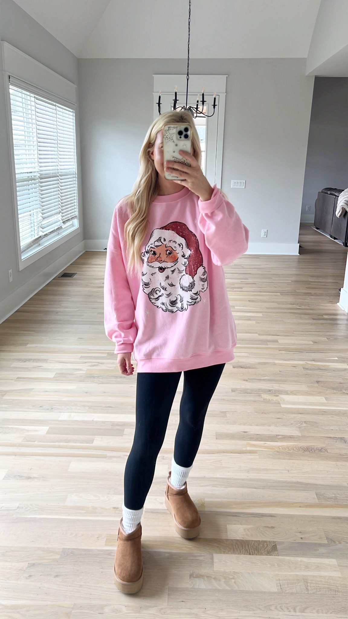 Cutest retro Santa sweatshirt! Sized up to a large to be oversized! 

#LTKHoliday #LTKGiftGuide #LTKStyleTip