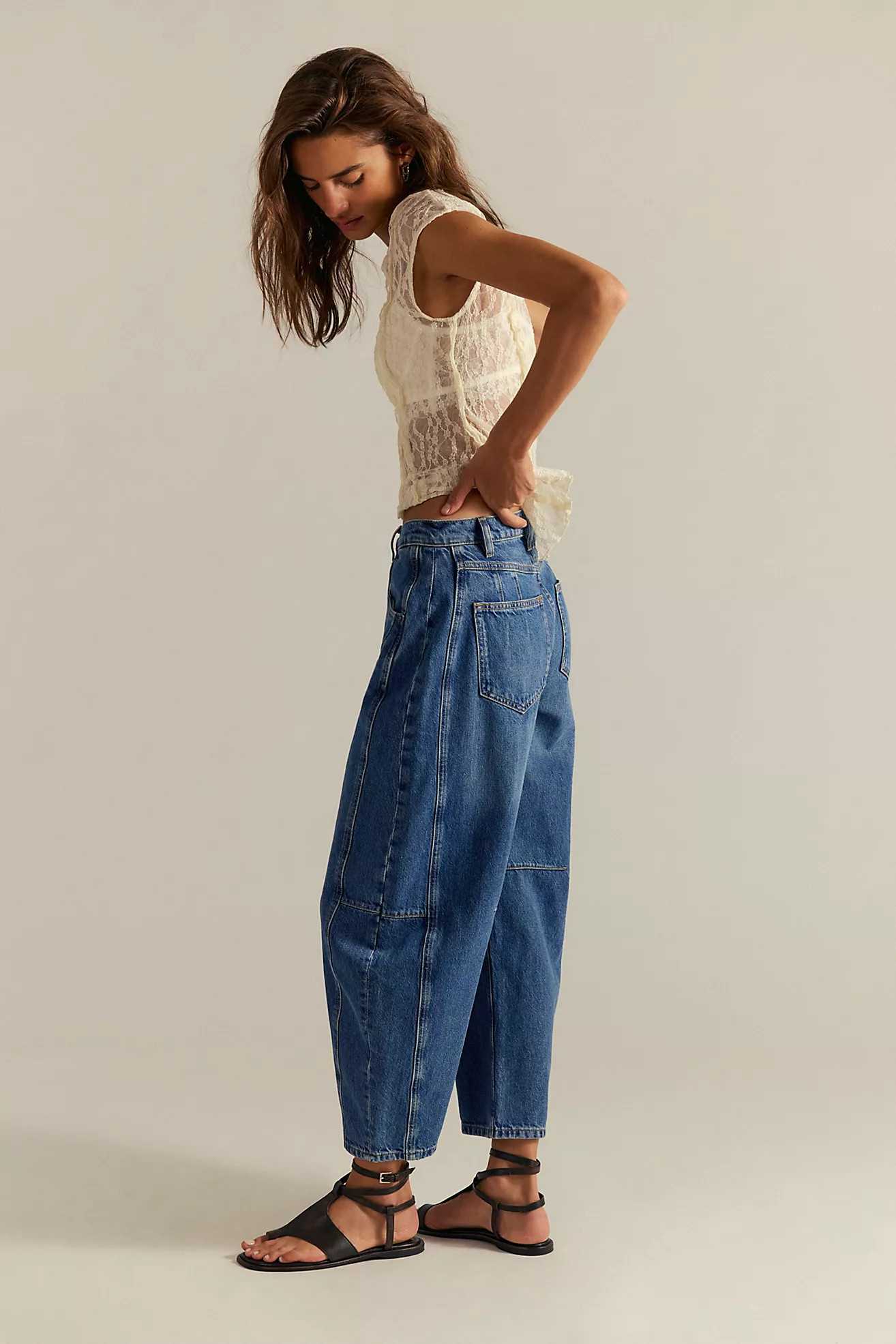 CRVY Venus Barrel Jeans | Free People (Global - UK&FR Excluded)