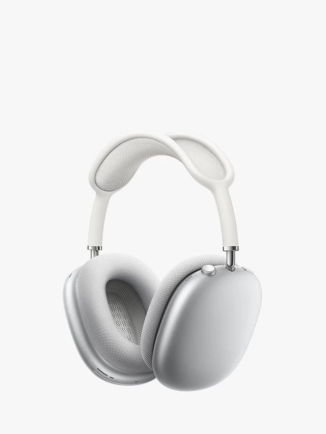 Apple AirPods Max, Noise Cancelling Wireless Bluetooth Over-Ear Headphones, Silver | John Lewis (UK)