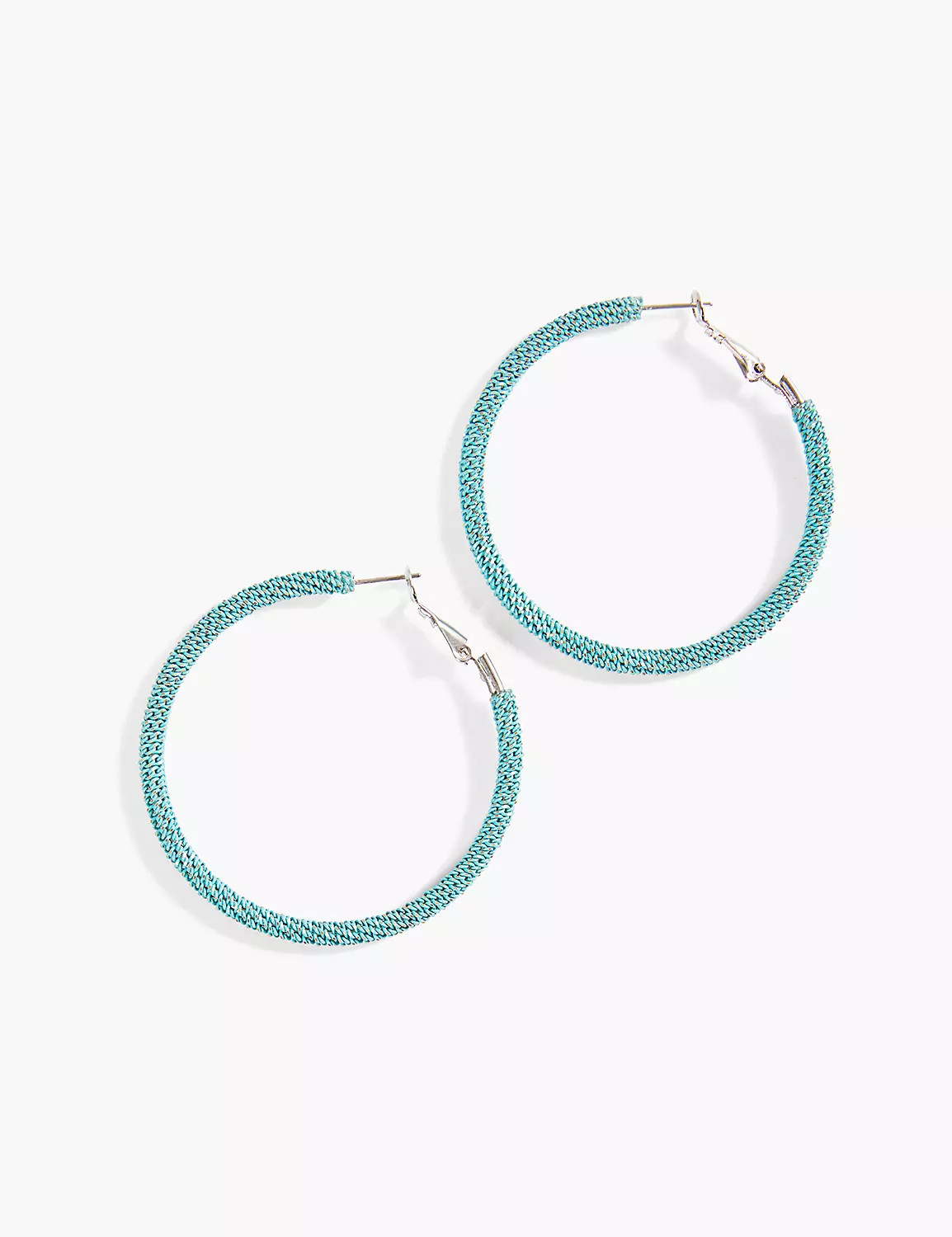 Painted Hoop Earrings | LaneBryant | Lane Bryant (US)