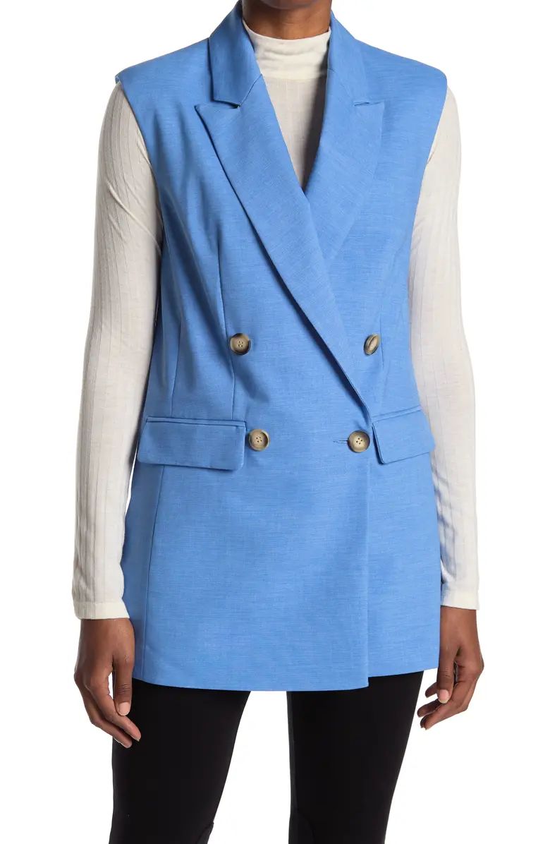 Polly Double Breasted Sleeveless Vest | Nordstrom Rack